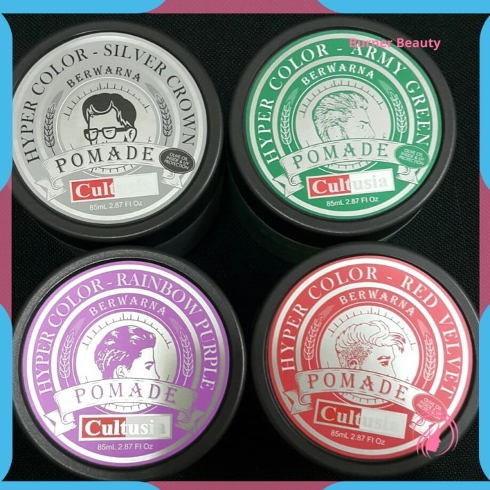 Cultusia Hyper Color Pomade - Pomade Rambut Warna