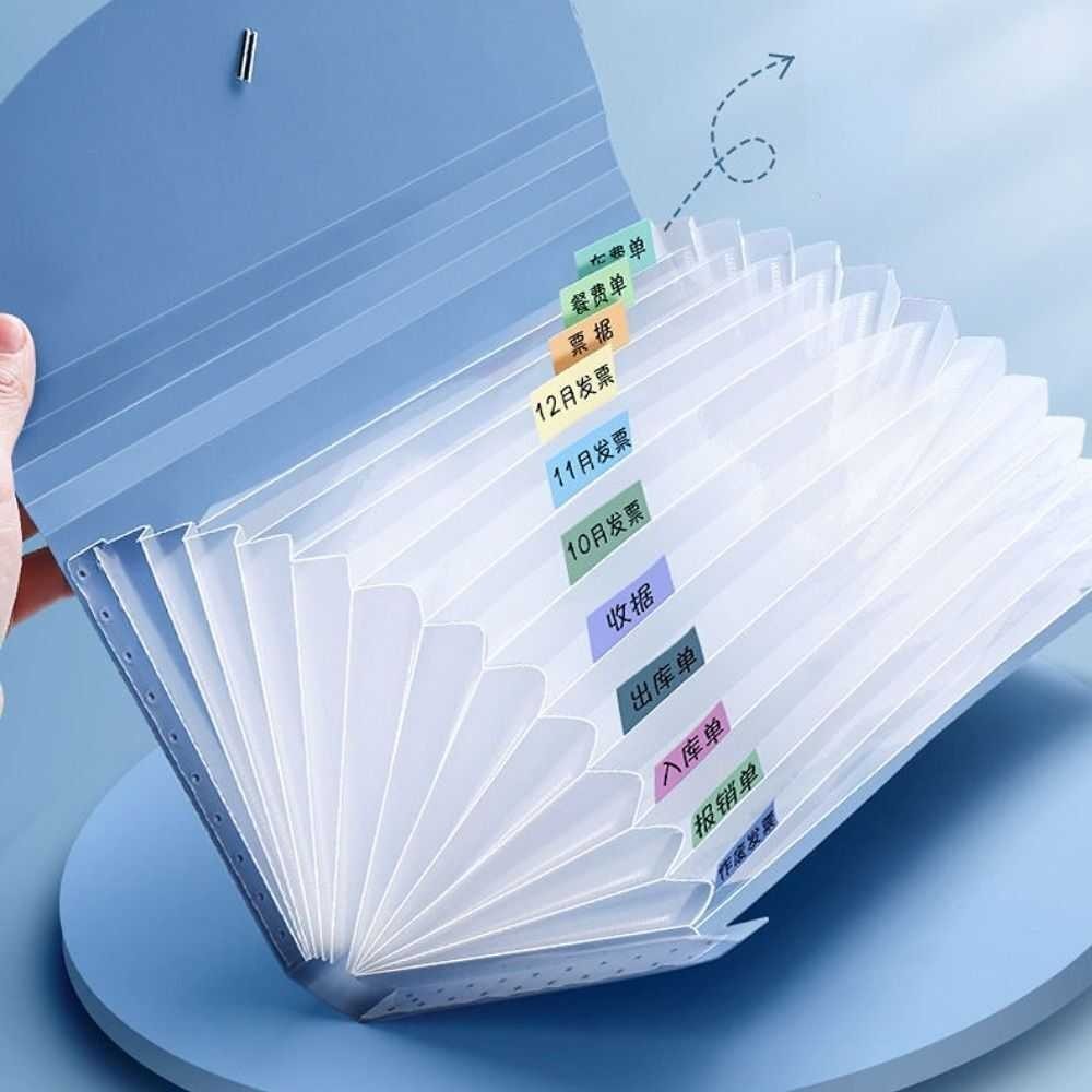 

‼️OBRAL BISA COD INSTANT‼️CLOXKS Map Dokumen Plastik Folder Organizer 13 Slots Size B6 - QM-SN00602‼️COD‼️