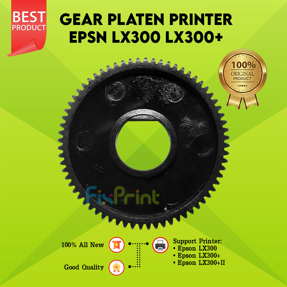 Platen Gear Dot Matrix LX300 LX300+ LX300+II LX-300 LX-300+ LX-300+II Epson Printer