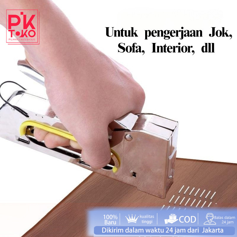 

Staples Gun Tembak/Rapide Staple/Stapler Gun Tacker R23- Untuk Pengerjaan Sofa, Jok Motor, Kursi