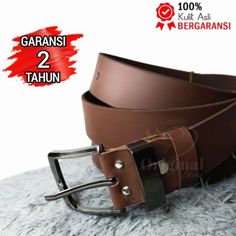 Sabuk Kulit Pria/Ikat Pinggang Pria Kulit Asli/Ikat Pinggang Pria Jumbo Laki-laki
