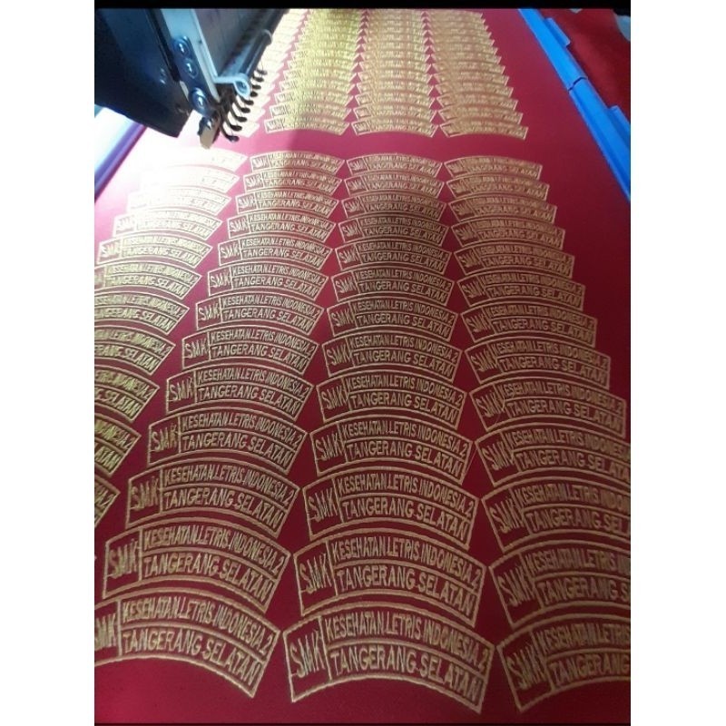 Bordir Bordir Bet Lokasi, Lokasi Sekolah, Bet Sekolah Custom bordir bordir