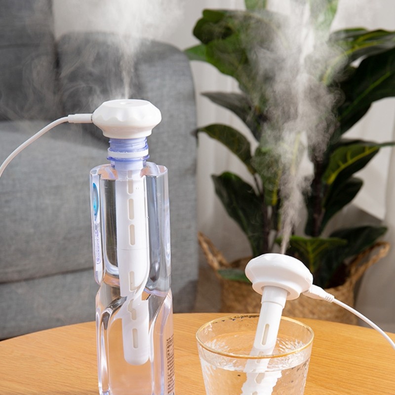 

Taffware Ultrasonic Air Humidifier Portable Celup 300ml / Umbrella Humidifier