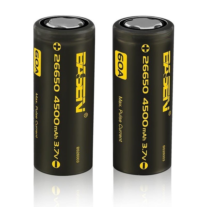 Basen 4500mAh 60A 26650 Battery 100% Authentic by BASEN - Baterai Vape