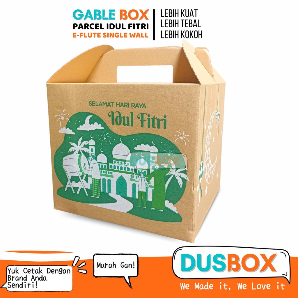 

Dus Parcel 30x26x26 Motif / Gable Box Parcel / Kardus Parcel / Dus Parcel Idul Fitri / Dus / Kardus Parcel Lebaran / Bflute Parcel
