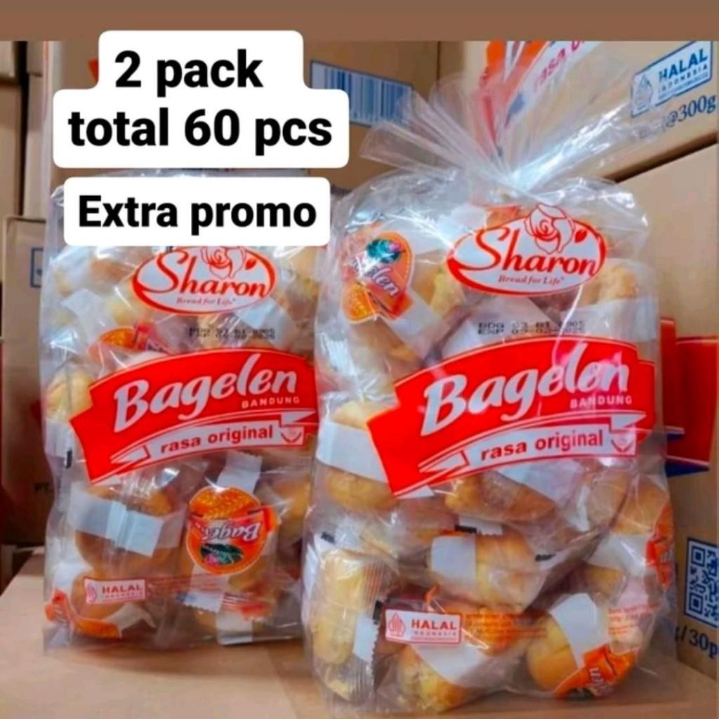 

2 BUNGKUS isi 60 pcs bagelen Sharon kemasan praktis dan lebih enak
