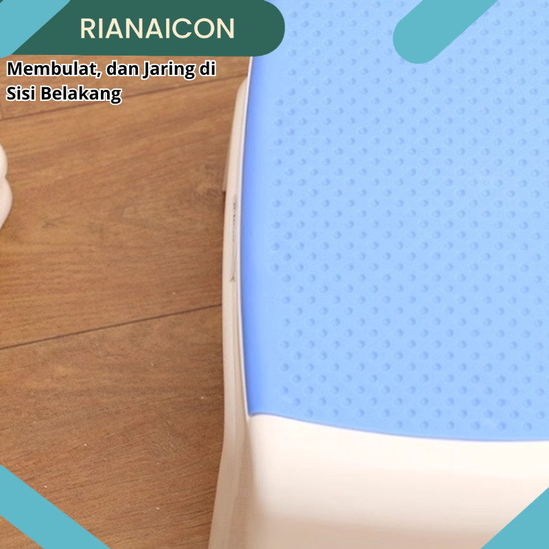 JKLP Kursi Jongkok Plastik Kursi Kecil Kursi Anak Bangku Plastik Minimalis Bangku Segi Pendek Tebal