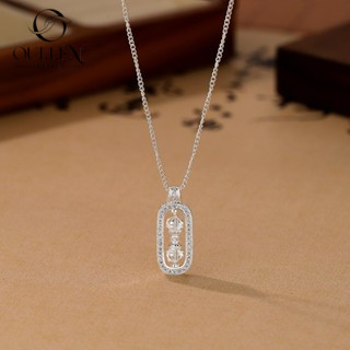 Kalung Liontin Alu Vajra Perak  Baja Titanium Tahan Air Tahan Karat Aksesoris Wanita Terbaru