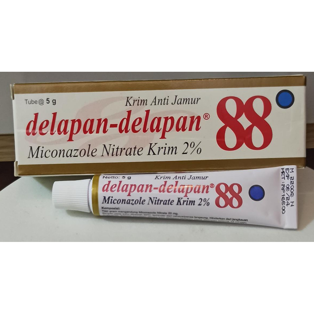 KRIM ANTI JAMUR DELAPAN - DELAPAN 88 5GRAM SALEP 88 SALEP JAMUR 88 - Pharma Mart