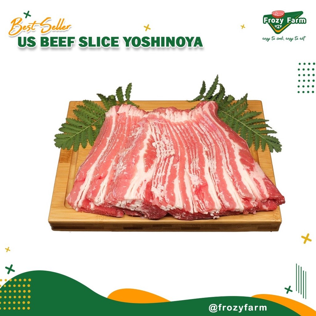 

HIJRAH FROZEN Beef Slice / daging slice bbq Yoshinoya 250 Gram - Daging Barbeque Slice - Yoshinoya, Ricebowl, Teriyaki, Sukiyaki Daging Sapi Shortplate Slice- 250 gr