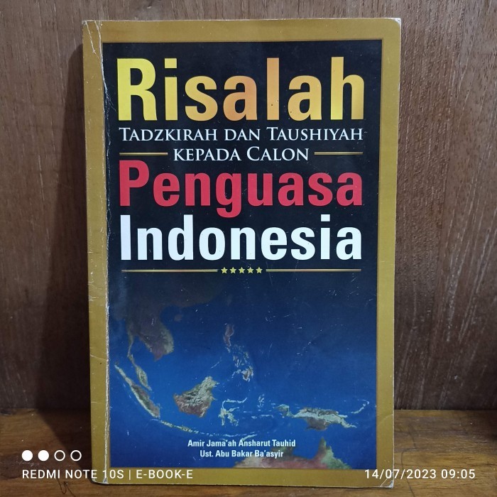 buku risalah tadzkrah calon penguasa indonesia abu bakar baasyir 66 hl