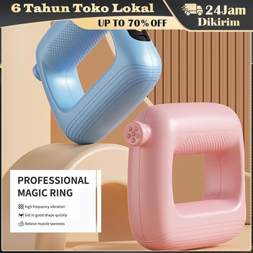 Massage Ring / Alat Pijat Getar Penghancur Lemak / Pijat Otot & Pelangsing Badan Mudah Digunakan