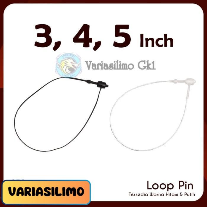 

LOCK PIN LOOP PIN MERK KOBE ISI 5000 pc - Hitam, 4 INCH