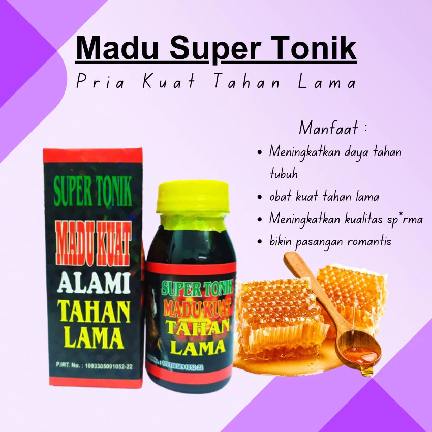 

MADU-KUAT SUPER TONIK TAHAN LAMA 6X LEBIH DAHSYAT-MADU SUPER TONIK isi 60ml