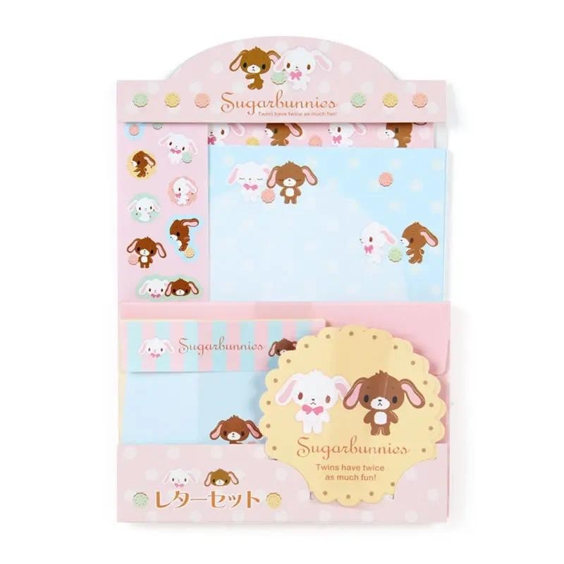 

Usahana Sugarminuet Letter Paper Envelope Stickers Set Cartoon Anime Kawaii Cute Stickers Stationery