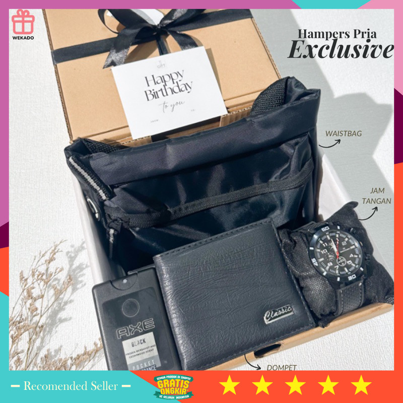 

Promo Murah Souvenir Kado Pernikahan Lebaran Idul Fitri Natal Imlek / - Hampers Cowok | Kado Ulang Tahun Cowok | Gift Box Anniversary Pria