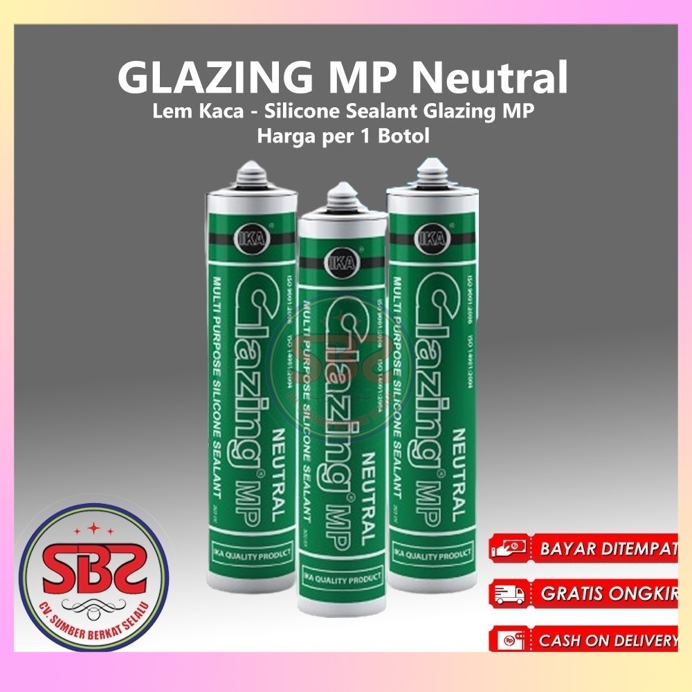 GLAZING MP NEUTRAL - Silicone Sealant GLAZING MP Netral/Lem Kaca Glazing MP