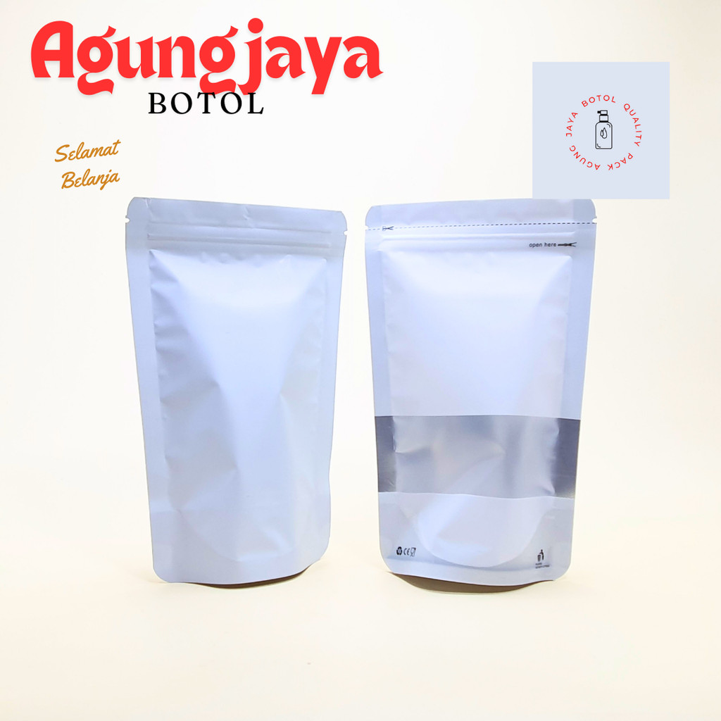 Pouch Window Transmetz Putih Line @ Pcs Series / Plastik / Plastik Kemasan / Pouch Plastik / Sachet 