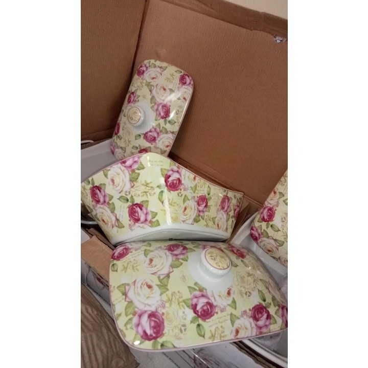 Vicenza Alat Saji Dengan Rak / Wadah Sayur / Prasmanan Vicenza BA751