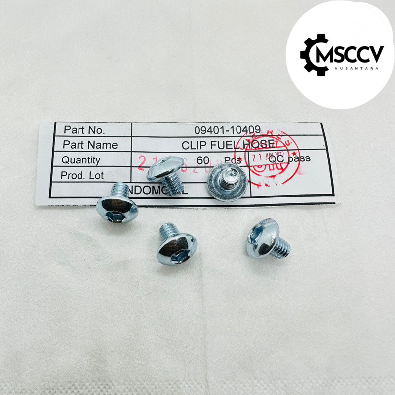 BOLT SPECIAL M6 × 8 mm 90107-K84-9002 BAUT 10 L 5 0,8CM  COVER BODY TANKI HONDA CRF 150 ORIGINAL