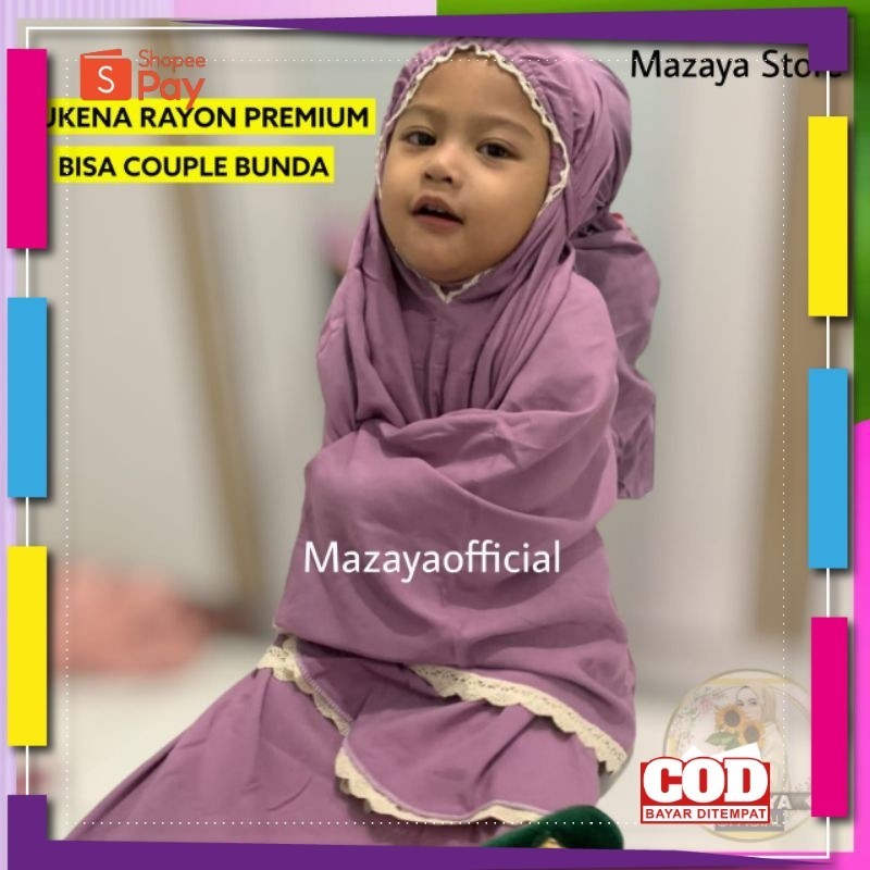RAMADHAN SALE // Mukena Anak perempuan. Usia 1, 2 tahun sampei 7 tahun-Mukenah Rayon premium-Mukena 