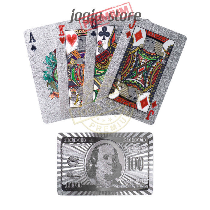 Kartu Remi Black Premium Game Remi Kartu Poker Remi PVC Waterproof