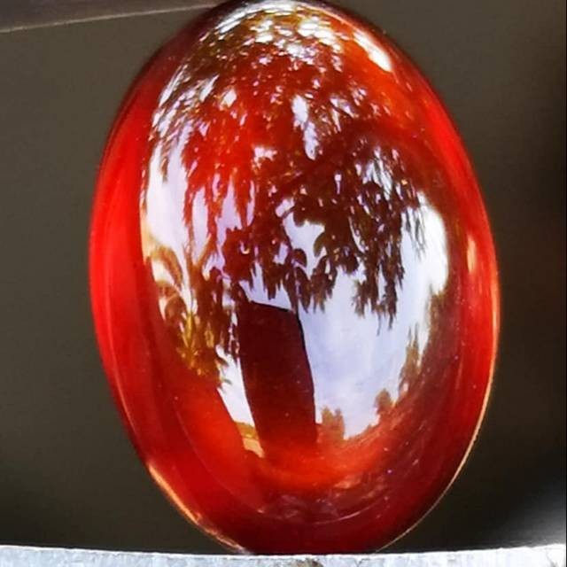 Batu permata natural red garnet super crystal