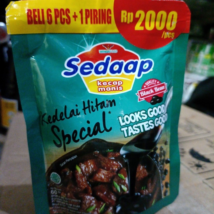 

Kecap Sedaap Kedelai Hitam Special 60ml
