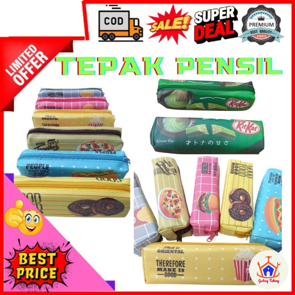 

Gudang Tukang Kotak Tepak Pensil Viral Aesthetic Lucu Karakter Donat Burger Popcorn Pizza / Tempat Pensil Anak Viral Lucu Serbaguna
