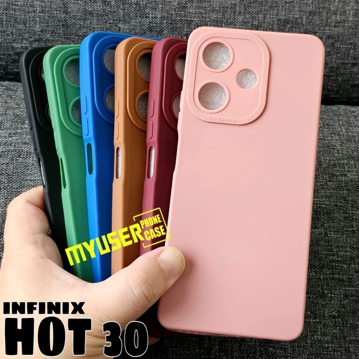 INFINIX HOT 30 CASE PRO CMERA MACARON CASE INFINIX HOT 30