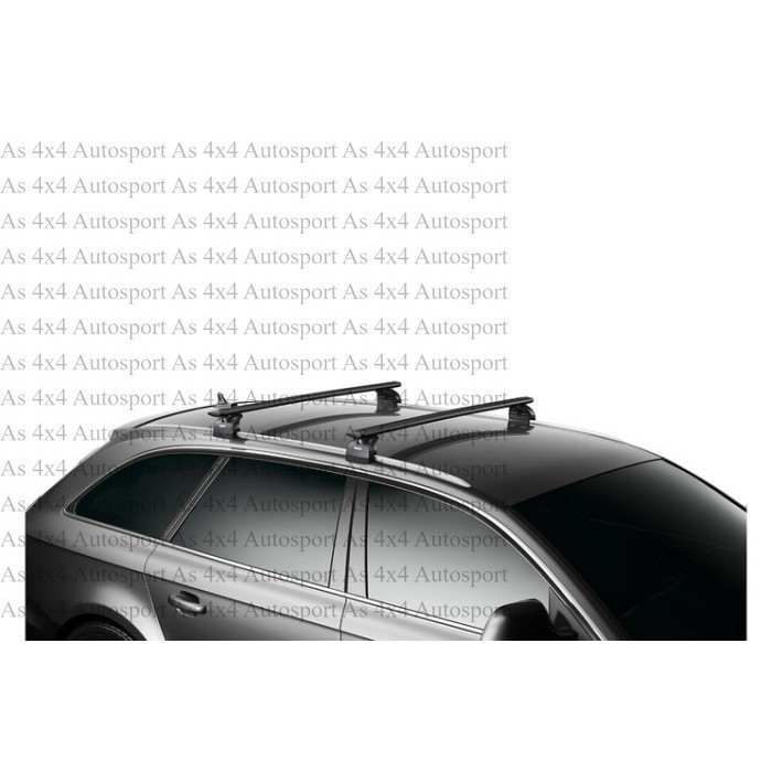 Thule crossbar / roofbars black colour isuzu MUX