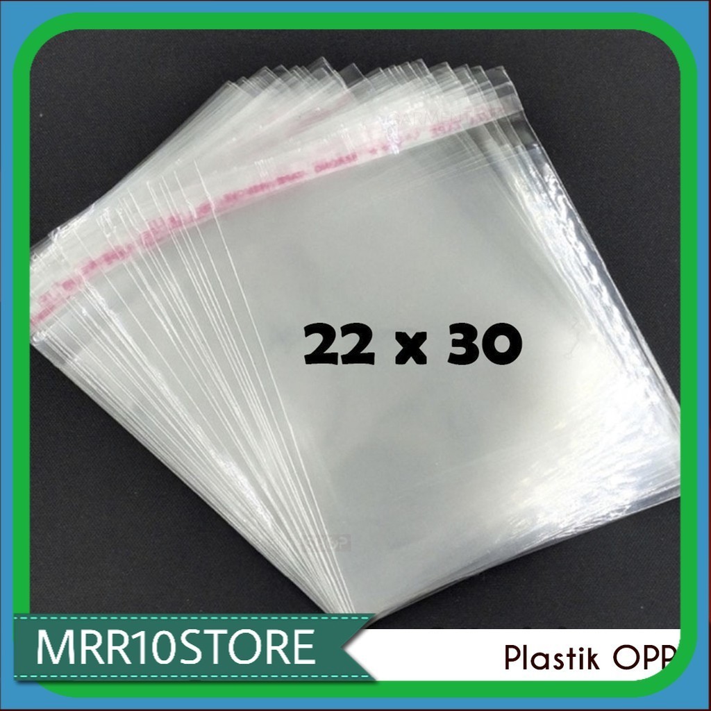 

KANTONG PLASTIK OPP LEM 22 X 30 CM 100PCS