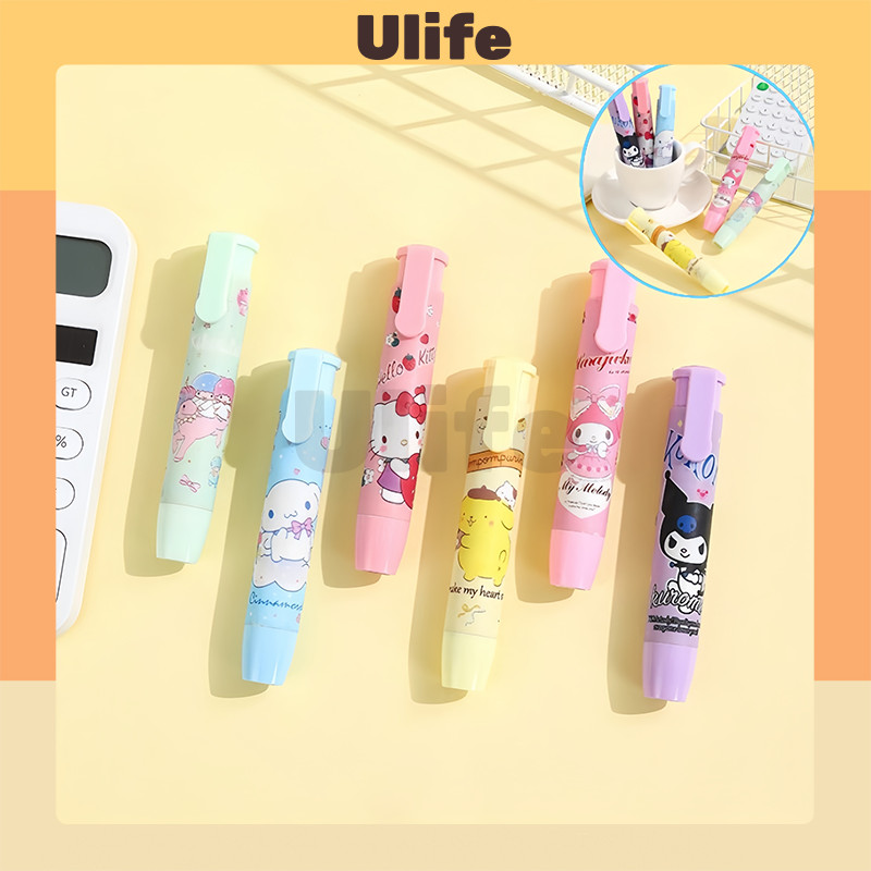 

Penghapus Pensil Mekanik Karakter / Mechanical Eraser Lucu / Hapusan Eraser Lipstik / Penghapus Pensil Mekanik Motif Karakter Lucu