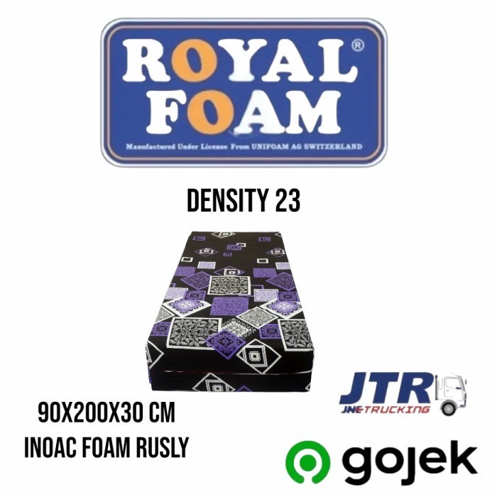 (COD) kasur busa royal foam 90x200x30 cm garansi 15 tahun