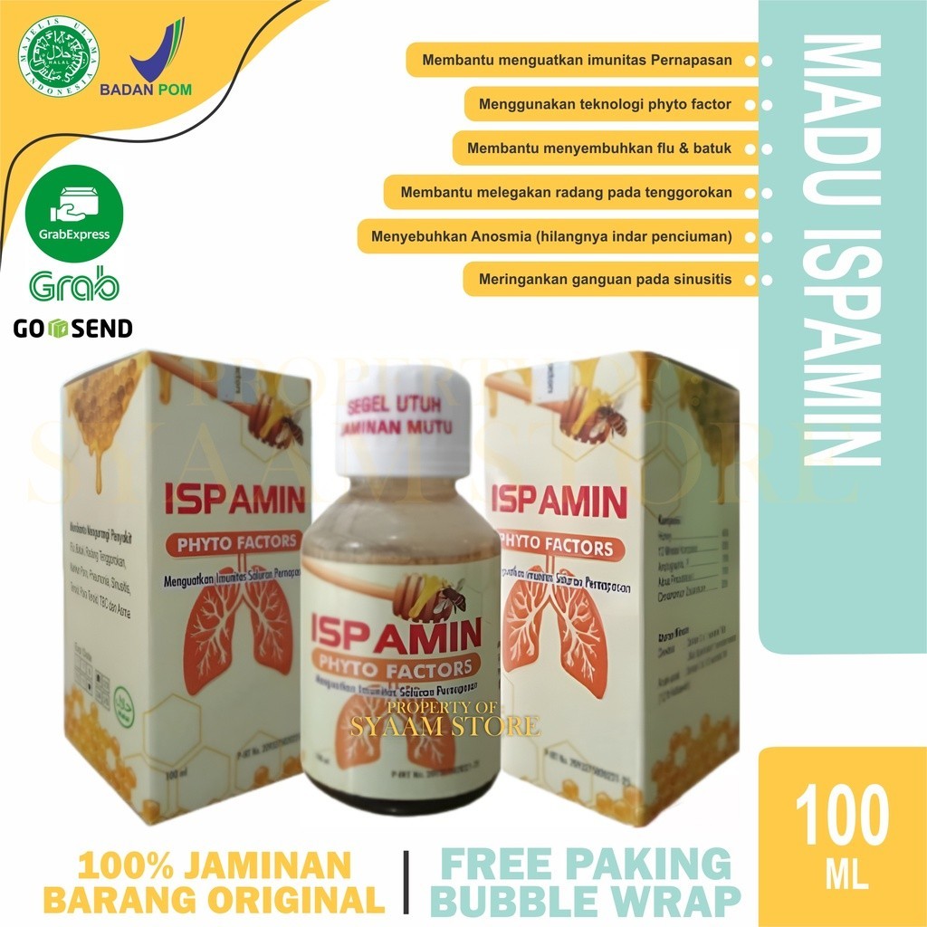 Madu ISPAMIN Menguatkan Imun Pernafasan, Batuk Menahun dan Pilek