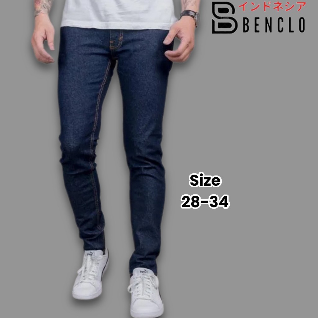 CELANA PANJANG JEANS PRIA SLIMFIT / CELANA PANJANG JEANS BENCLO TERBARU / CELANA PANJANG GARMEN HITA