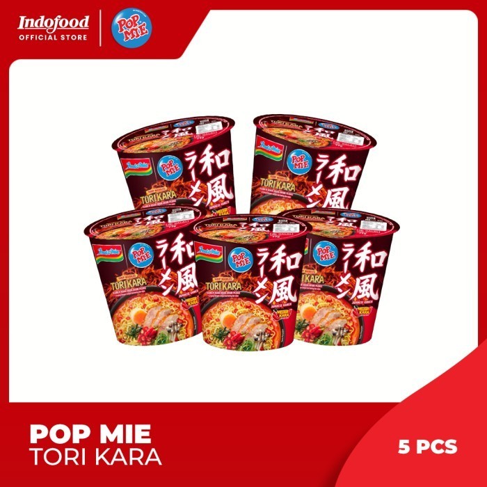 

4+1 pcs - Pop Mie Tori Kara Ramen