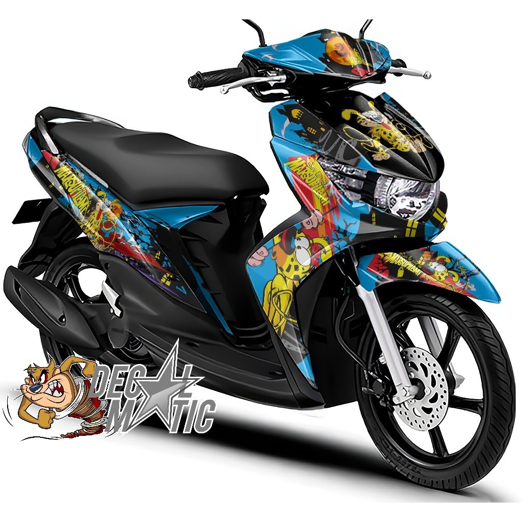 Stiker Motor Mio Soul Full Body Decal Soul GT 115 SOUL GT 125 Full Body  - Marsupilami
