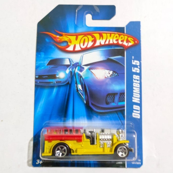 Hot Wheels Old Number 5.5 kuning 2007 All Stars