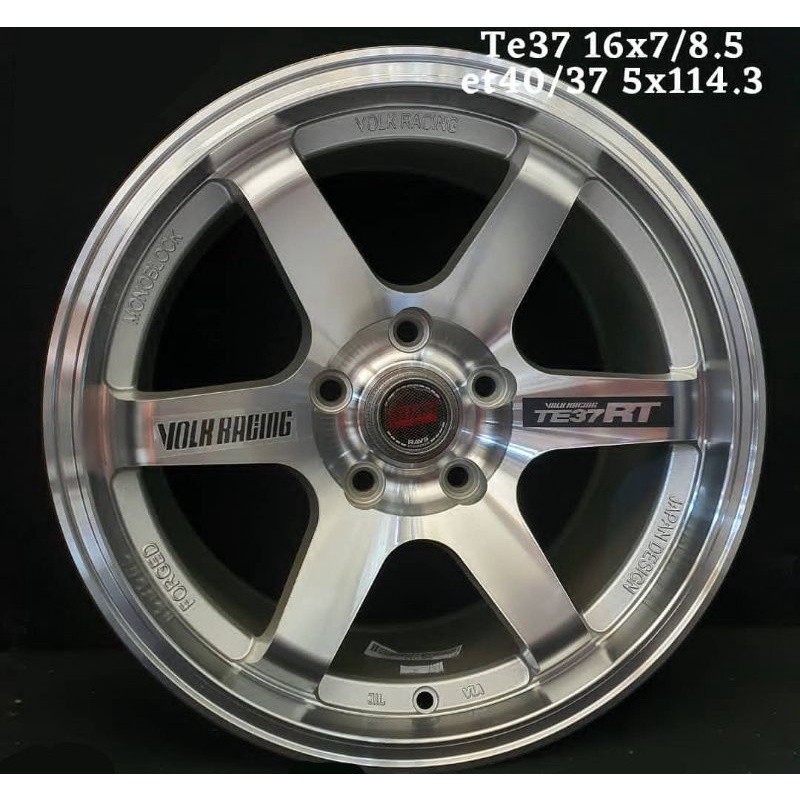 Velg volk rays te37 rt r16 plus ongkir pekanbaru