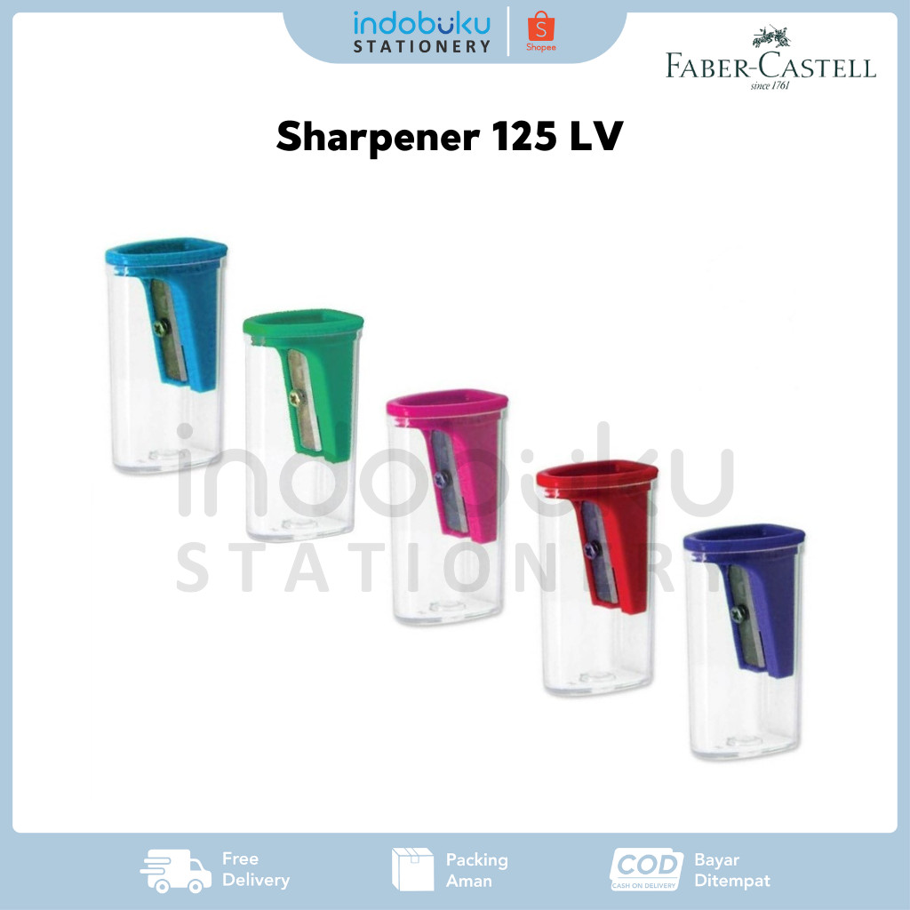 

Sharpener 125 LV Faber-Castell Rautan Faber-Castell 125 LV