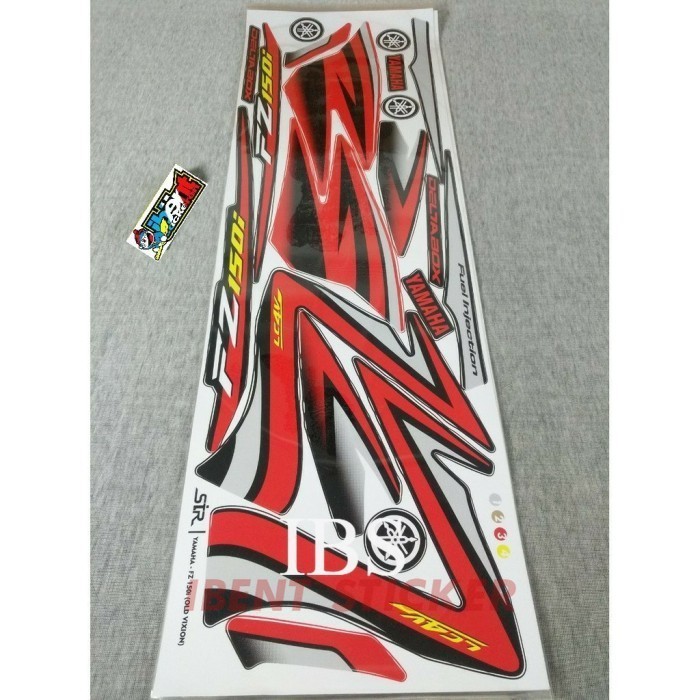 STIKER striping variasi vixion old fz 150 thailand merah POLET