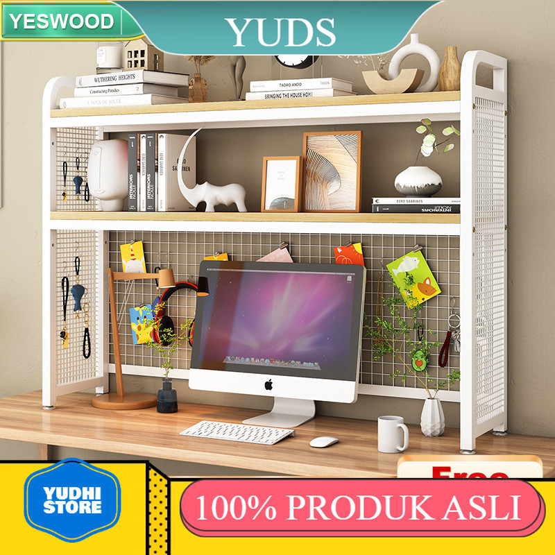 

YS Rak Buku Desktop Rak Meja Stationery Rak
