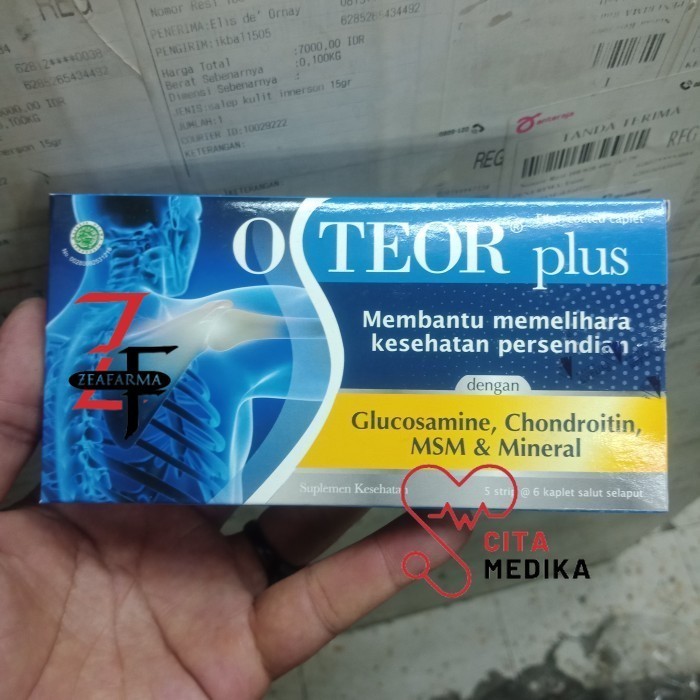 ready- OSTEOR Plus Suplemen Kesehatan Tulang Sendi 30kaplet - box 30kaplet -(terjangkau & original)