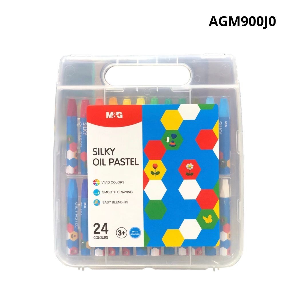 

Silky Oil Pastel M&G 24 Colours #AGM900J0 Krayon Halus 24 Warna Crayon Minyak Sekolah- SHSNP