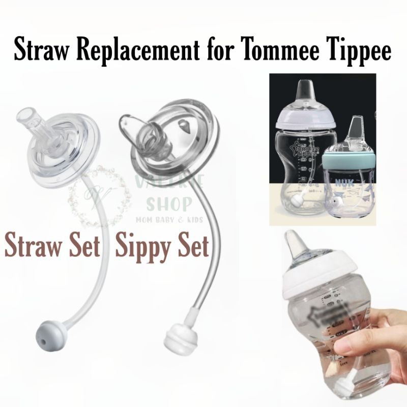 Straw Replacement for Tommee Tippee Sippy cup Tommee Tippee Sedotan Pengganti untuk botol Tommee Tip