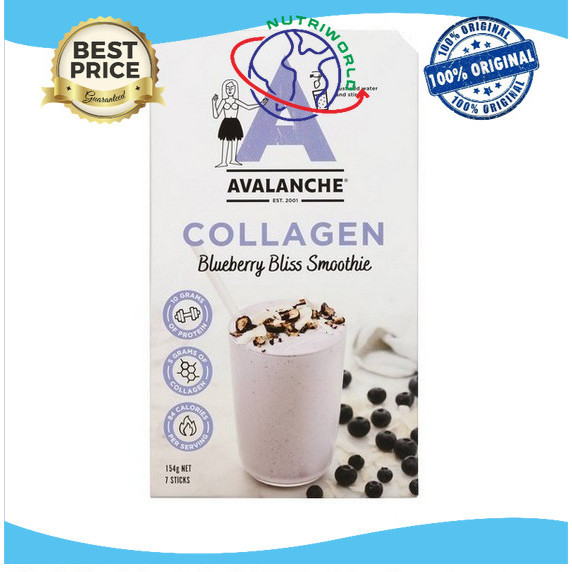 

Avalanche Collagen Blueberry Bliss Smoothie 7 pack
