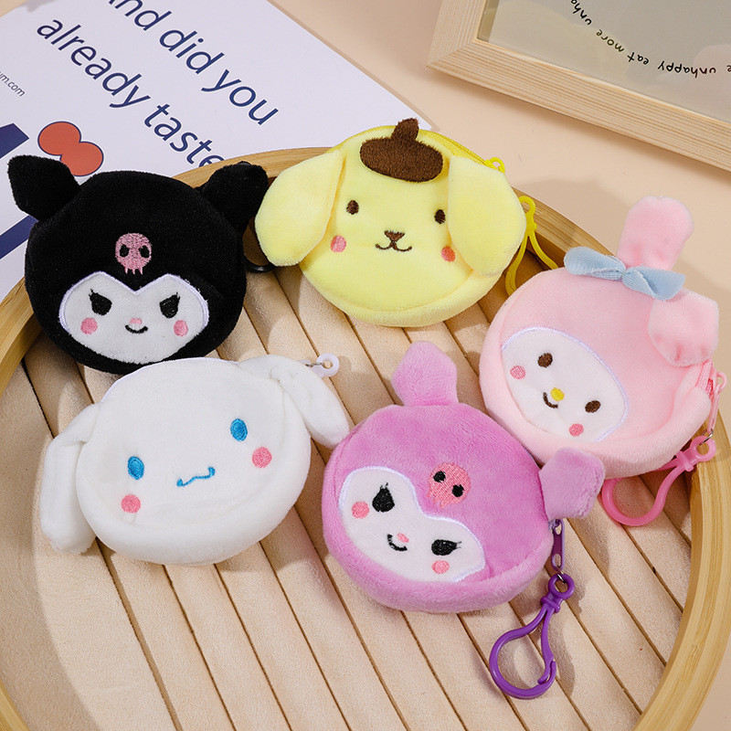 Dompet Koin Mewah Sanrio Dompet Koin Cinamorol Kuromi Melodi Pompurin