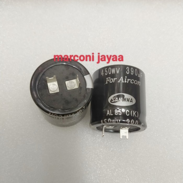 kapasitor Elco 390uf 450v 35x35 Spare Parts Electro Components