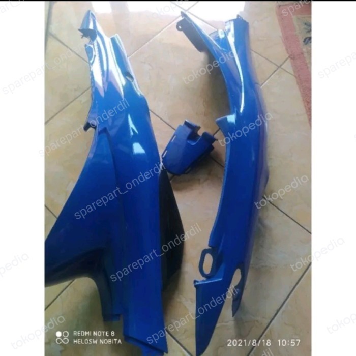 Cover body belakang shogun 125 Biru body shogun 125 R biru merah hitam